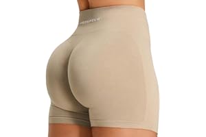JOYSPELS Scrunch Bums Gym Shorts for Women - Seamless Gym Cycling Yoga Ladies Soft Smooth Running Shorts Booty Bums Lifting Short for Women