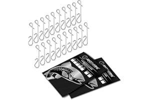 ‎AMZFISHING NEU AMZfishing® 20x Knotenlosverbinder Angeln Größe S-XXL | Knotenlos Schnurverbinder | Schnurverbinder | Angelzubehör | No Knot Connector | Knotenbinder | Angeln Wirbel