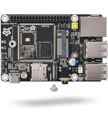 Placa Para Visión Artificial E IA Buy Waveshare Luckfox Pico Mini A RV1103 Linux Micro Development Board Integrates Arm Cortex A7 Risc V Mcu Npu Isp Processors Minar Criptomonedas