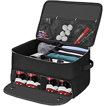 Golfkoffer-Organizer 3-lagig - Aufbewahrungstasche Für Golfschuhe & Zubehör Blau