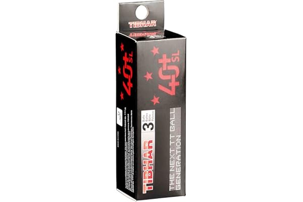 Tibhar 40+ 3 Star 525 Balles de Tennis de Table Blanc