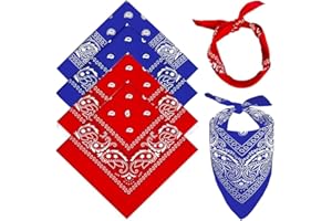 BEPSYOM Pack de 2 pañuelos para la cabeza para hombre y mujer, pañuelo de cachemira, pañuelo triangular, pañuelo de vaquero pirata, pañuelos Nicki, 53 x 53 cm
