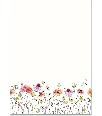 Carta Da Lettere Con Il Perno Del Fiore Immagine Stock - Immagine Di