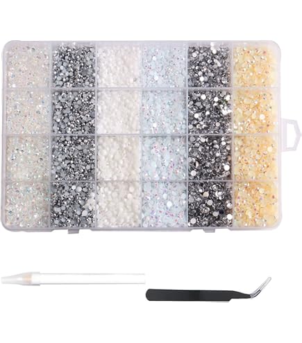 3 mm Strass en résine 24 couleurs, strass en résine à dos plat + colle 3 pièces, convient pour le DIY sur les chaussures, les jouets à bascule, les tasses, les bouteilles