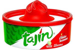 Tajín Clásico Glass Rimmer Mexican Chilli & Lime Seasoning (120g) - Authentic Mexican Chili & Lime Seasoning | Perfect for Drinks & Cocktails - Extra Zing Kick | Clasico Chilli Lime | Gastro Group®