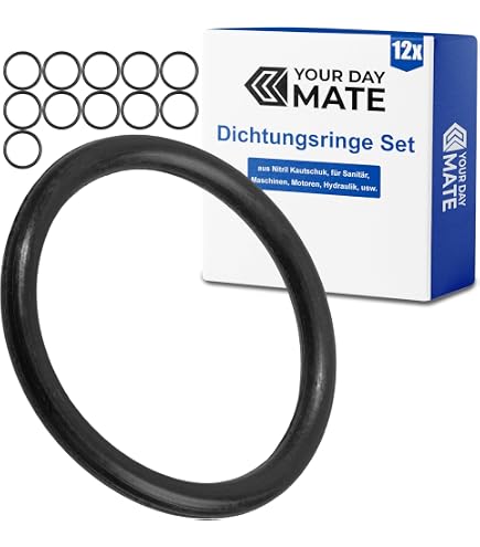 Produktbild von 10x O-Ringe 20,35 X 1,78 Mm – NBR 70, DIN 3771 / ISO 3601 – Für Öl, Wasser, Kraftstoffe – Temperaturbeständig Von -30 °C Bis +100 °C