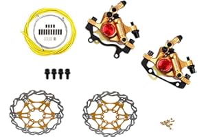NYK Zoom Étriers de frein à disque hydraulique avant et arrière pour vélo avec rotor flottant et câble