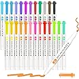 Funnasting Highlighters Pens, 25 Colors Mild Highlighters, Dual Tip Colourful Highlighter, Pastel Marker Set Perfect Stationary Supplies for Adults Colouring, Underlining, Highlighting