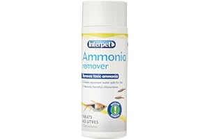 Interpet Aquarium Fish Tank Ammonia Remover, Removes Chloramine, 125 ml, Treats 625 Litre of Aquarium Water