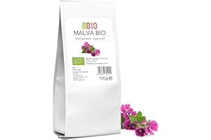 Malva Fiori e Foglie Bio 100 g - Tisane Digestive Rilassanti - LaborBio