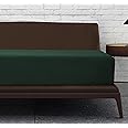 Linen Home Bottle Green 4FT Small Double Fitted Sheet Deep fit 12''/30cm Microfibre Easy Care 4ft Fitted Sheets - Super Soft Brushed Wrinkle and Fade Resistance Bedding (4FT, Bottle Green)