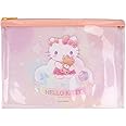 MINISO Sanrio Characters Series Hello Kitty PVC Transparent Stationery Case, 20x14.5cm