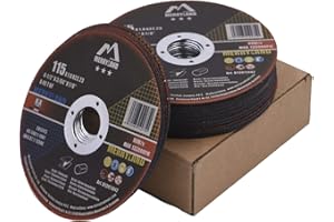 Merryland Dischi da Taglio 115 Ferro Metallo Acciaio INOX per Smerigliatrice Angolare, 115 X 1,0 mm Disco Flessibili 25 Pezzi, Bravo-line B13071042
