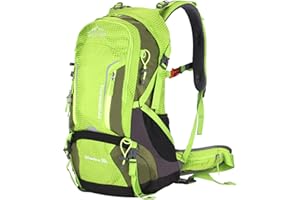 Aoking Mochila senderismo,escalada,40 L-50 L,Elementos estándar_tabla de malla de flujo de aire extraíble,impermeable,silbato SOS,funda para lluvia