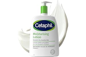Cetaphil Face & Body Moisturiser, 1L, Moisturising Lotion For Normal To Dry, Sensitive Skin, With Niacinamide & Vitamin E, Packaging May Vary
