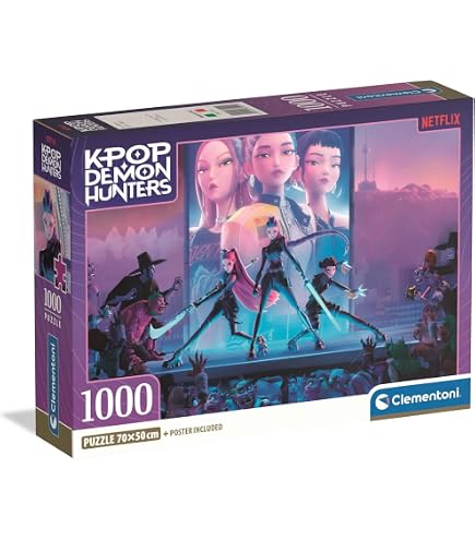 Clementoni - Puzzle K-Pop Demon Hunters 500 Peças | Online Clementoni - Puzzle K-Pop Demon Hunters 500 Peças | Online