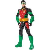 DC Batman Figure Robin 30 cm | Highly detailed sculpture, 11 points of articulation, play and display, pretend play gifts for
