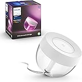 Philips Hue White & Col. Amb. LED-Tischleuchte Iris, weiß, dimmbar, 16 Mio. Farben, Deep Dimming-Funktion, steuerbar via App,