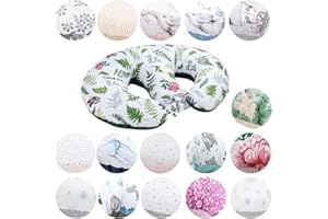 BELLOCHI GROWING IN STYLE Bellochi Maternity and Nursing Pillow for Twins - Baby Support Pillow – Multifunctional Breastfeeding Pillow with Cover Made of Cotton and Velvet – OEKO-TEX Certified (Nature)