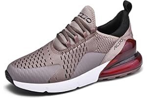 Amsion Homme Femme Air Chaussures de Course à Pied Tendance pour avec Coussin d'air Baskets décontractées pour la Marche Le Tennis Le Basket-Ball la Gym Les Sports de Sport