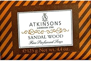Atkinsons Saponetta Sandal Wood - 125 Gr, 6 Pezzi