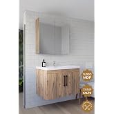 Teta Home Yalova 65 Cm Mdf Banyo Dolabı Seti Atlantik &Ccedil;am