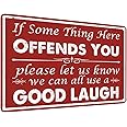 "If something here offends you", let us know and we can all laugh heartily. Metal Logo Bar Dormitory Living Room Wall Decoration 20 x 30 cm (2348)