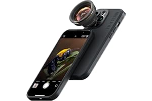 Shiftcam | LensUltra 75mm Weitwinkel-Makroobjektiv - 10x Vergrößerung, 70-100mm Brennweite - Ideal für Nahaufnahmen, beeindruckende Schärfentiefe, feine Detailwiedergabe, hochwertiges Design