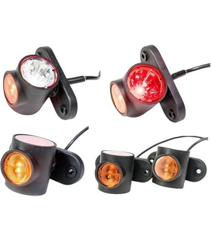 Luce Demarcazione Hella Valuefit LED 24V - Giallo, Per Esterno, Cavo 150mm