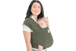 KeaBabies Babytrage Ab Geburt - Atmungsaktive Babytragetücher, Babytrage Neugeborene Ab Geburt, Babytuch Tragetuch Baby Neugeborene, Kleinkind Handfreie Baby Carrier (Forest Berries)