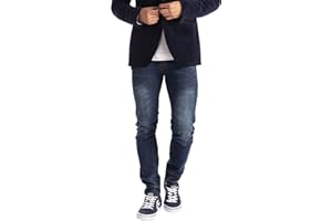 westAce Nowe męskie elastyczne spodnie jeansowe ze stretchem slim fit flex rozciągliwe denim 98% bawełna i 2% rozciągliwe spodnie w talii 28-40