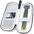Trimmer Box Travel Storage Organizer Compatible with Braun XT5100 One Blade Hybrid Beard Trimmer, Waterproof Durable Sturdy Hard Shaver Case Ideal for Family Vacation Business Trip