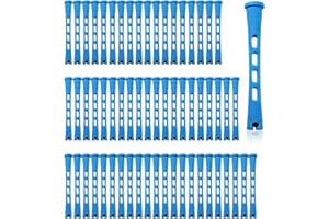 Honicemar 60 Pcs Rodillos Permanentes, Rulos Para Permanente Para Cabello Largo y Corto, Barras de Permanente Pequeño Tamaño de 0,35 Pulgadas, Varillas Permanentes DIY Para Peinados Naturales