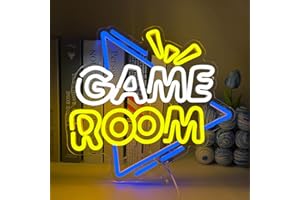 UExnkj-Y Game Room Neon Light Néon Gamer Led Lettre Enseigne Lumineuse au Néon LED Signe Décoration USB Enseigne au Néon pour Salle de Jeux Salon Bar Faire la Fête Garçons Cadeau