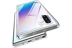 ‎IVOLER ivoler Etui odporne na wstrząsy i jasnożółte do Samsung Galaxy Note 10 4G / 5G, [ochrona wojskowa] etui na telefon zderzak przezroczysty odporny na wstrząsy silikon PC twardy futerał