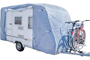 Nava Group, Telone di copertura per roulotte, di alta qualità, per camper, roulotte, protegge da polvere e umidità, copertura per roulotte, copertura in diverse misure, 380 – 410 cm