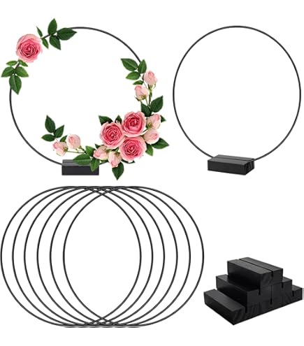 JGS Premium - Houten ringen om te knutselen - 24 stuks - Macramé JGS Premium - Houten ringen om te knutselen - 24 stuks - Macramé