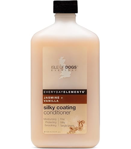 Isle Of Dogs Everyday Seidig Beschichtung Conditioner | Für Feines, Seidiges Haar | Jasmin-Vanille-Duft, 500 Ml
