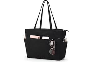 KALIDI FANCY FOREST KALIDI Large Corduroy Bag With Zip, Multiple Pockets For Work And College, Simple Solid Colour Style