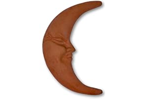 Toocook Luna da muro in terracotta artigianale per arredo e decorazione casa Resistente alle intemperie 30 cm