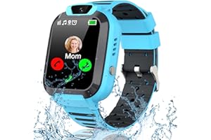 YEDASAH Kinder Smartwatch mit GPS, Smartwatch Kinder mit GPS und Telefon, Kinder GPS Intelligente Uhr SOS wasserdichte IP68 Voice Chat Schulmodus Geschenke Anrufen für Jungen Studenten Kinder