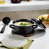 Sch&auml;fer Komfort Bake Store Enamel Cookware 18 Cm-Black