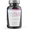 NooNeuro Focus Alpha Brain Cognitive Performance Supplement, Enhance Brain and Memory Function, Focus, Energy and Mental Agility. Includes Ginkgo Biloba, Guarana, L-Theanine, Choline, Black Pepper
