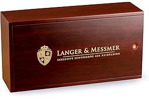 LANGER & MESSMER EXKLUSIVE SCHUHMODE HEIDELBERG Langer & Messmer Mannheim - Cassetta per la pulizia delle scarpe, in legno