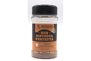 GRIGLIARE DURO ITALIAN HARDCORE BARBECUE Steak Rub Bistecca Perfetta GRIGLIARE DURO - Spezie barbecue per Manzo - BEEF BBQ rub insaporitore carne per bistecche, spezie per tomahawk, costate, ribey, fiorentina, dry rub bbq per marinature