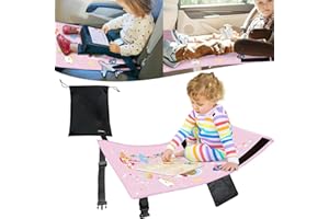 Lit Avion Enfant, panemy Repose Pied Avion Enfant, Extension Portable, Lit Avion Bebe, Repose Pied Avion Enfant, Lit De Voyage Bebe Portable Voyage Avion Bebe Repose Pieds Avion Enfant Avio (rose)