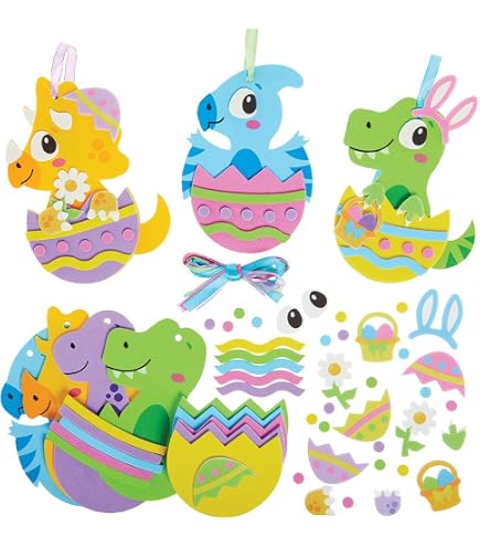 Baker Ross – Kit De Imanes De Lémur Para Mezclar Y Combinar, 8 Manualidades De Espuma Para Niños