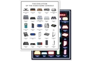 HOMIEVAR Retro Video Game Console Gaming Poster for Boy Bedroom Funny Neon Posters Wall Art Gamer Decor 30.5x40.6cm Unfarmed