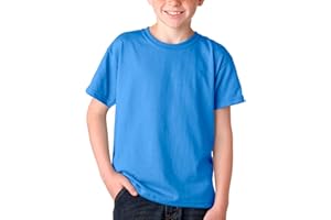 BOD HOME, Pack 1 o 2 Camisetas de Niño/Unisex Manga Corta 100% Algodón, Camiseta Infantil Básica Cuello Redondo para Niños, Variedad de Colores Lisos, Suave, Cómoda, Versátil, Tallas de 5 a 15 años