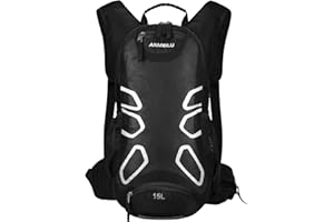 BWBIKE Wodoszczelny plecak rowerowy, 18 l, z ochroną przed deszczem, sportowy plecak podróżny, na wędrówki, bieganie, jazdę na rowerze